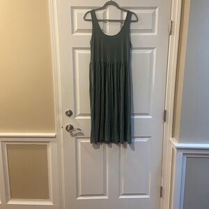 🧡 Women’s GAP scoop neck sleeveless midi dress